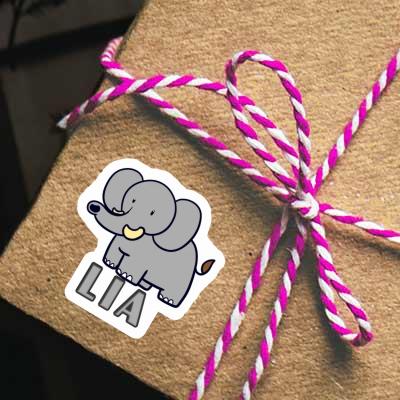 Lia Sticker Elephant Laptop Image