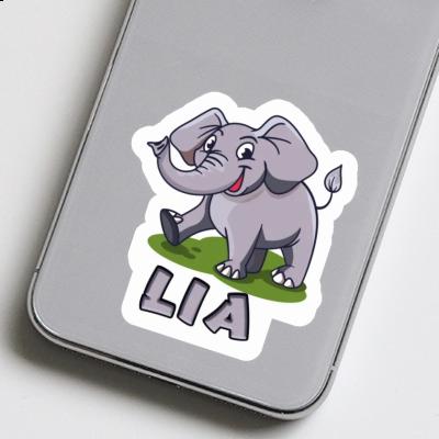 Lia Sticker Elephant Notebook Image