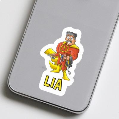 Lia Sticker Electrician Laptop Image