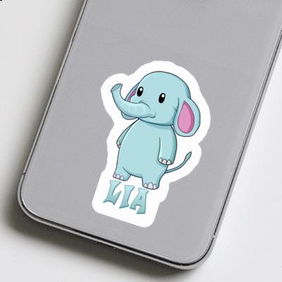 Sticker Elephant Lia Image