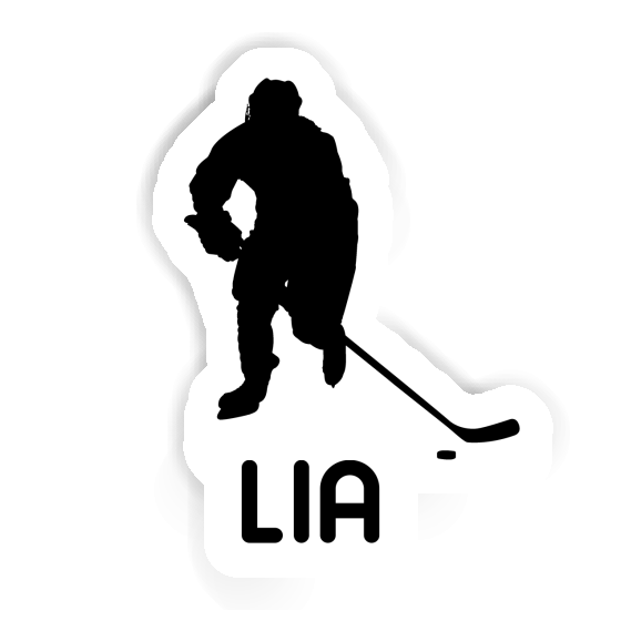 Sticker Eishockeyspieler Lia Gift package Image