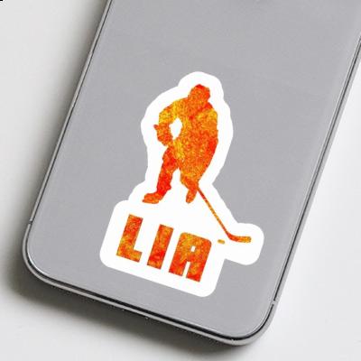 Sticker Hockey Player Lia Laptop Image