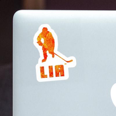 Eishockeyspieler Aufkleber Lia Laptop Image