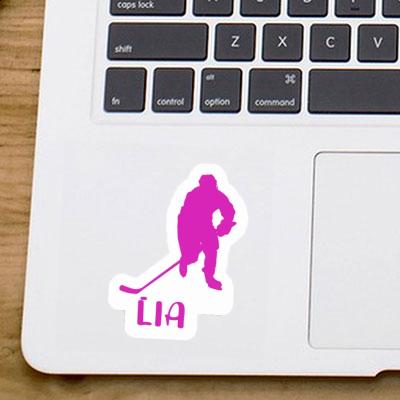 Hockey Player Sticker Lia Laptop Image