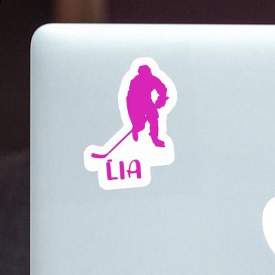 Eishockeyspielerin Aufkleber Lia Laptop Image