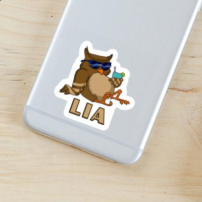 Sticker Cool Owl Lia Notebook Image