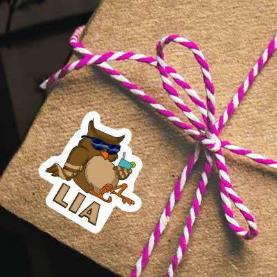 Sticker Cool Owl Lia Gift package Image