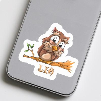 Sticker Lia Owl Notebook Image