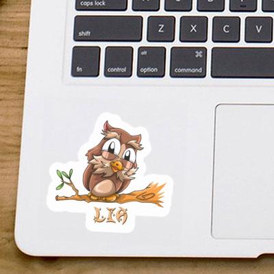 Sticker Lia Owl Laptop Image