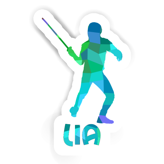 Lia Sticker Fencer Image