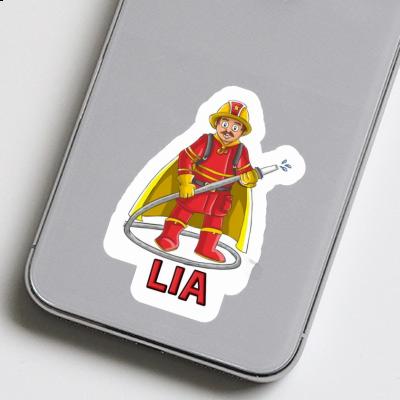 Sticker Lia Firefighter Laptop Image