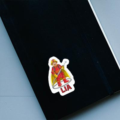 Sticker Lia Firefighter Image