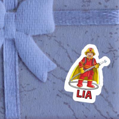 Sticker Lia Firefighter Notebook Image