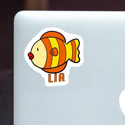 Aufkleber Fisch Lia Laptop Image