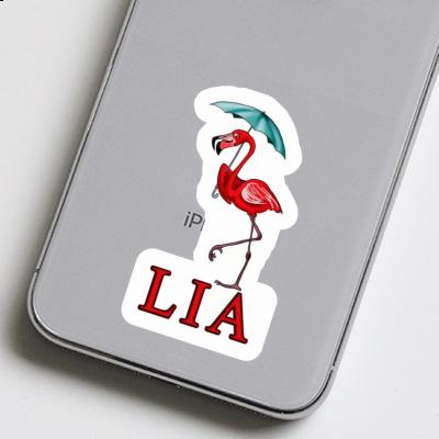 Aufkleber Flamingo Lia Laptop Image