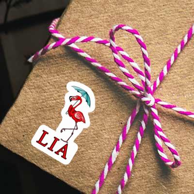 Sticker Lia Flamingo Notebook Image