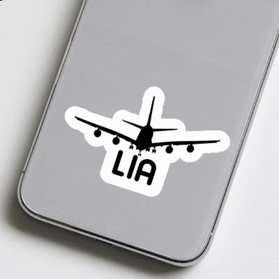 Sticker Airplane Lia Laptop Image