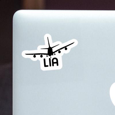 Sticker Airplane Lia Notebook Image