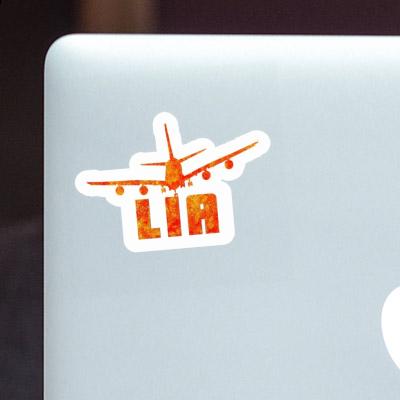 Airplane Sticker Lia Laptop Image