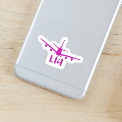 Lia Sticker Airplane Image