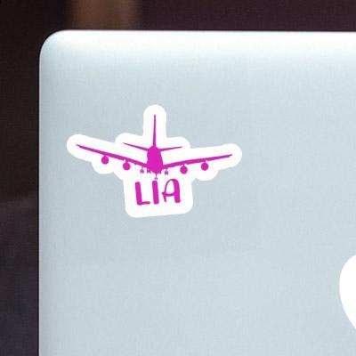 Lia Sticker Airplane Image