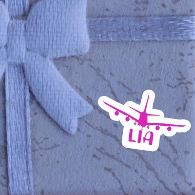 Lia Sticker Airplane Laptop Image