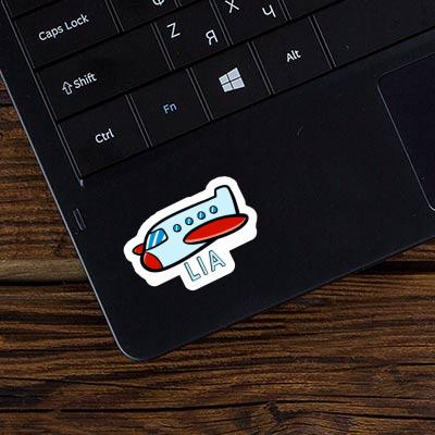 Sticker Lia Plane Laptop Image