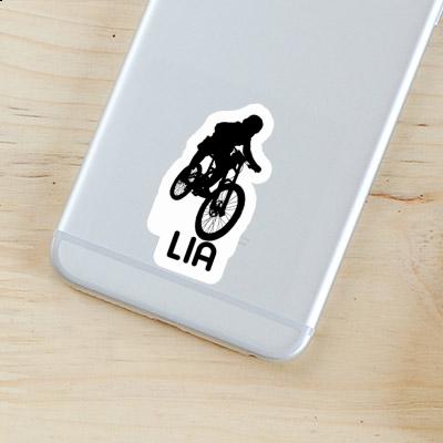 Freeride Biker Sticker Lia Laptop Image