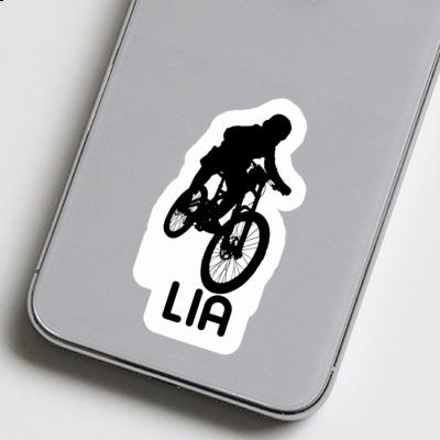 Freeride Biker Aufkleber Lia Notebook Image