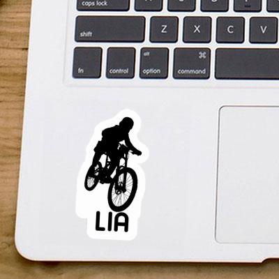 Freeride Biker Aufkleber Lia Image