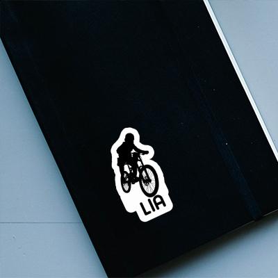 Freeride Biker Sticker Lia Notebook Image