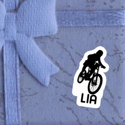 Freeride Biker Aufkleber Lia Image