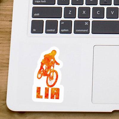 Sticker Freeride Biker Lia Image