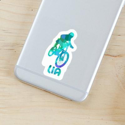 Freeride Biker Sticker Lia Notebook Image