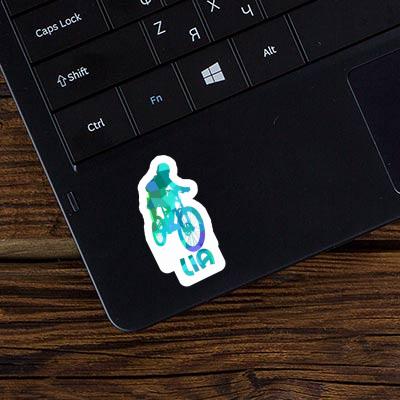 Freeride Biker Sticker Lia Laptop Image