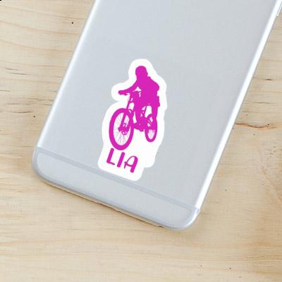 Sticker Freeride Biker Lia Notebook Image