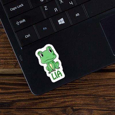 Lia Sticker Frog Laptop Image