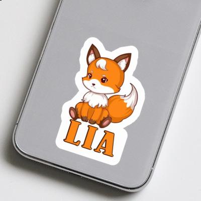 Sticker Lia Sitting Fox Image