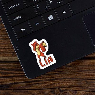 Lia Sticker Fox Laptop Image