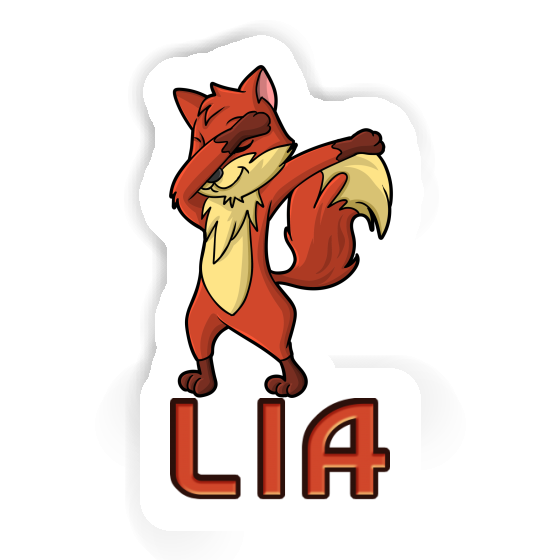 Lia Sticker Fox Notebook Image