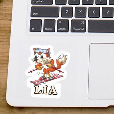 Sticker Lia Skier Laptop Image