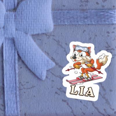 Sticker Lia Skier Gift package Image