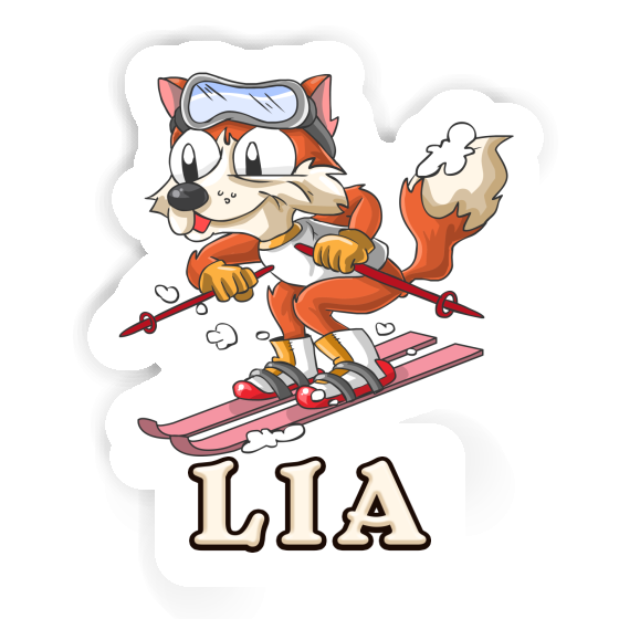 Sticker Lia Skier Notebook Image