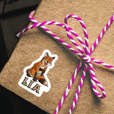 Lia Sticker Fox Notebook Image