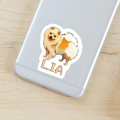 Lia Autocollant Spitz allemand Notebook Image