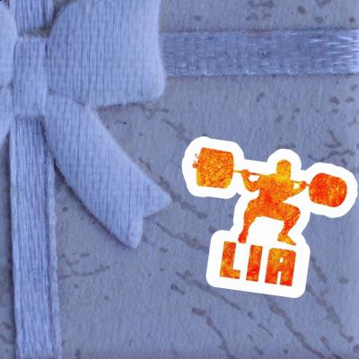 Sticker Weightlifter Lia Image