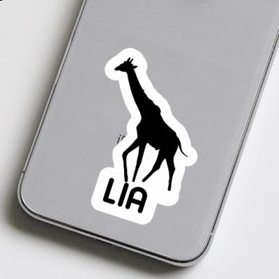 Autocollant Girafe Lia Notebook Image