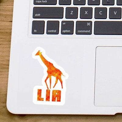 Sticker Lia Giraffe Notebook Image