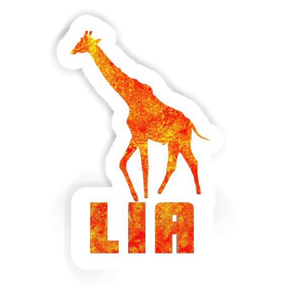 Lia Sticker Giraffe Notebook Image