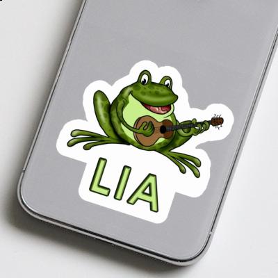 Lia Sticker Guitar Frog Laptop Image